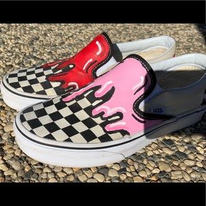 CUSTOM VANS, LIMITED EDITION NEVER WORN